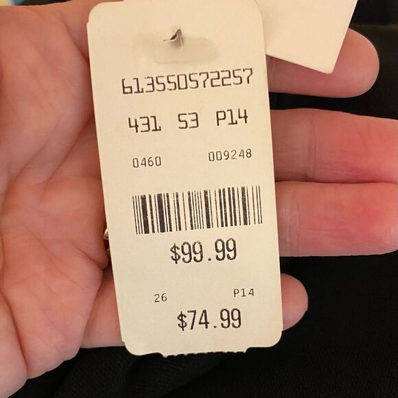 Benjamin A. Los Angeles Vintage Black Maxi Dress One Shoulder Women's Size Small - Picture 9 of 9